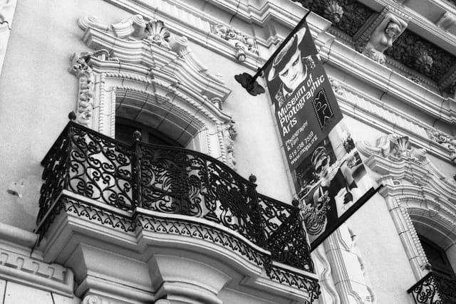 The Museum of Photographic Arts in Balboa Park, San Diego, California.